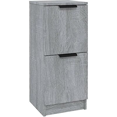 vidaXL Buffet Armoire de Rangement Organisateur de Maison Meuble de Salle de Séjour Salon Intérieur Sonoma Gris 30x30x70 cm Bois d'Ingénierie vidaXL Buffet Armoire de Rangement Organisateur de Maison Meuble de Salle de Séjour Salon Intérieur Sonoma Gris 30x30x70 cm Bois d'Ingénierie