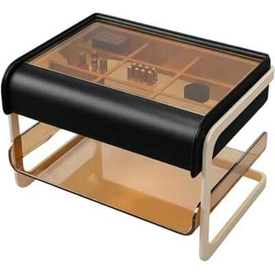 mjyyyds188 Table de nuit Table de nuit avec compartiment organisateur et base ouverte for chambre ou salon(Noir) mjyyyds188 Table de nuit Table de nuit avec compartiment organisateur et base ouverte for chambre ou salon(Noir)