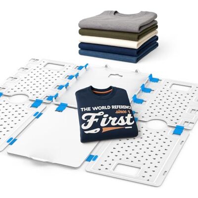 BoxLegend V4 Planche pliante pour chemises T-shirts, classeur à linge durable, planches pliantes, planche pliante plus large BoxLegend V4 Planche pliante pour chemises T-shirts, classeur à linge durable, planches pliantes, planche pliante plus large
