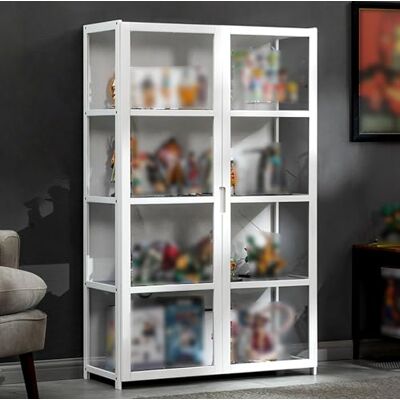 YFWOKSL Vitrine acrylique vitrine vitrine salon vitrines vitrines vitrines avec portes en verre Anti-poussière Rangement YFWOKSL Vitrine acrylique vitrine vitrine salon vitrines vitrines vitrines avec portes en verre Anti-poussière Rangement
