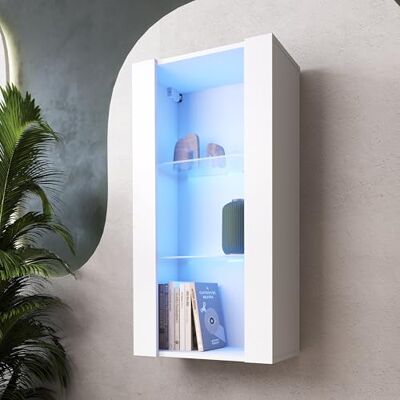 Komodee Vitrine Savona A2 Wotan/Noir 100x50x30 cm Komodee Vitrine Savona A2 Wotan/Noir 100x50x30 cm
