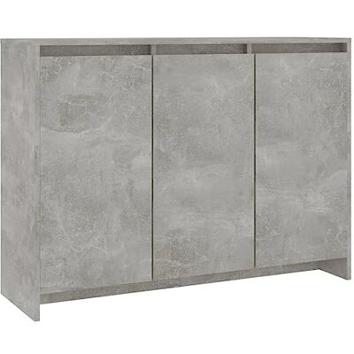 vidaXL Buffet Armoire Latérale Meuble de Rangement Armoire de Rangement Salle de Séjour Maison Intérieur Gris Béton 102x33x75 cm Aggloméré vidaXL Buffet Armoire Latérale Meuble de Rangement Armoire de Rangement Salle de Séjour Maison Intérieur Gris Béton 102x33x75 cm Aggloméré