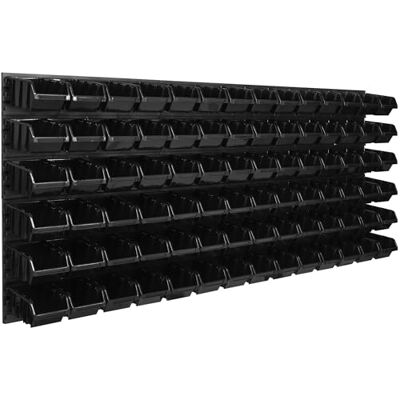 botle Système de stockage mural 1734 x 780 mm Boîte de 84 boîtes empilables Boîtes de rangement Plaques murales extra solides Étagère extensible Étagère d'atelier, étagère de stockage, étagère botle Système de stockage mural 1734 x 780 mm Boîte de 84 boîtes empilables Boîtes de rangement Plaques murales extra solides Étagère extensible Étagère d'atelier, étagère de stockage, étagère
