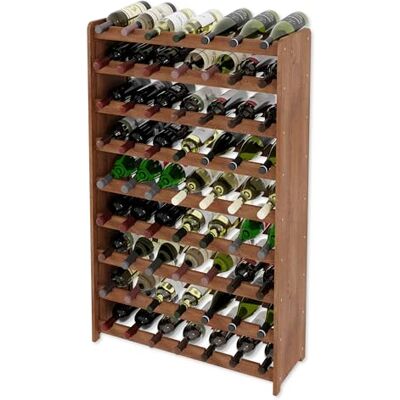 Lenmar , Choisissez votre couleur RW-3-63 Casier à vin en bois, 118 x 72 x 26,5 cm, pour 63 bouteilles, 9 couchées, naturel, marron, anthracite Casier à bouteilles pour vin (marron) Lenmar , Choisissez votre couleur RW-3-63 Casier à vin en bois, 118 x 72 x 26,5 cm, pour 63 bouteilles, 9 couchées, naturel, marron, anthracite Casier à bouteilles pour vin (marron)