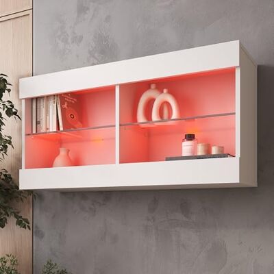Komodee Vitrine Suspendue Tivoli A2 Noir/Noir 50x100x29 cm Komodee Vitrine Suspendue Tivoli A2 Noir/Noir 50x100x29 cm