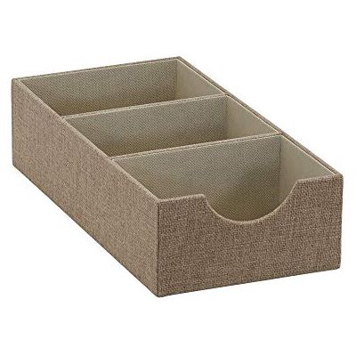 Household Essentials Boîte de rangement profonde 722-1 à 3 sections pour tiroir 30,5 x 15 x 8 cm Household Essentials Boîte de rangement profonde 722-1 à 3 sections pour tiroir 30,5 x 15 x 8 cm