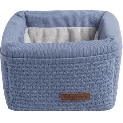 BO BABY'S ONLY Baby's Only Panier commode Cloud Indigo 20x20x14 cm BO BABY'S ONLY Baby's Only Panier commode Cloud Indigo 20x20x14 cm