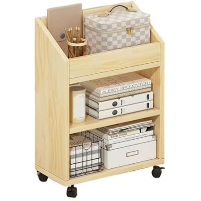 Z4T8M2K6G5 Placard de rangement Étagère de rangement sous la table bureau, chariot, bibliothèque mobile multicouche avec roue Pour le bureau(43cm) Z4T8M2K6G5 Placard de rangement Étagère de rangement sous la table bureau, chariot, bibliothèque mobile multicouche avec roue Pour le bureau(43cm)