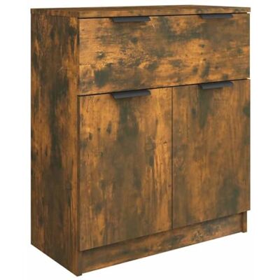 vidaXL Buffet Armoire de Rangement Meuble de Rangement Armoire Latérale Salle de Séjour Salon Intérieur Chêne Fumé 60x30x70 cm Bois d'Ingénierie vidaXL Buffet Armoire de Rangement Meuble de Rangement Armoire Latérale Salle de Séjour Salon Intérieur Chêne Fumé 60x30x70 cm Bois d'Ingénierie