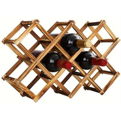 YDYAENIO Casier à vin pliable en bois massif Élégant et peu encombrant Rangement pour bouteilles de cuisine et salle à manger 1 pièce YDYAENIO Casier à vin pliable en bois massif Élégant et peu encombrant Rangement pour bouteilles de cuisine et salle à manger 1 pièce