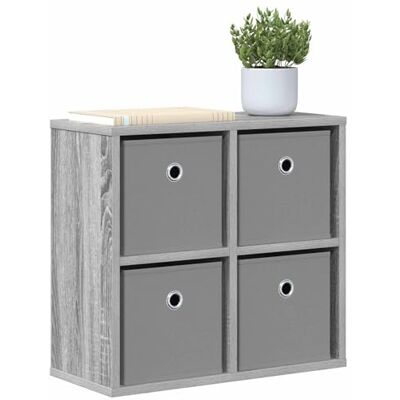 vidaXL Buffet avec tiroir Gris Sonoma 49,5 x 22 x 47 cm, Rangement moderne pour salon, armoires robustes, étagères spacieuses, véritables meubles de déco vidaXL Buffet avec tiroir Gris Sonoma 49,5 x 22 x 47 cm, Rangement moderne pour salon, armoires robustes, étagères spacieuses, véritables meubles de déco