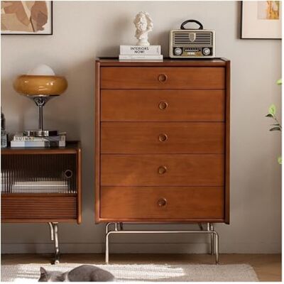 SONGYL-20249 Commode de rangement Commode commode en bois massif, petite chambre à coucher, tiroirs de rangement, meubles rondins grande capacité SONGYL-20249 Commode de rangement Commode commode en bois massif, petite chambre à coucher, tiroirs de rangement, meubles rondins grande capacité