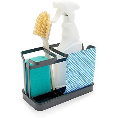 simplywire Panier/organisateur d'évier Organiseur d'évier rétro en fil plat Gris simplywire Panier/organisateur d'évier Organiseur d'évier rétro en fil plat Gris