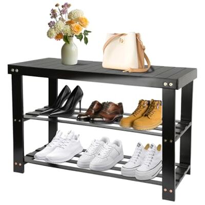 homewell Meuble à Chaussures, Banc à Chaussures, Idéal pour l’entrée, Salle de Bain, Salon, 70 x 28 x 45 cm homewell Meuble à Chaussures, Banc à Chaussures, Idéal pour l’entrée, Salle de Bain, Salon, 70 x 28 x 45 cm