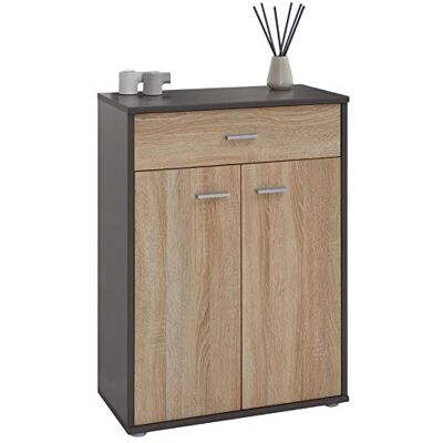 IDIMEX Buffet Salle à Manger Calais L 60 cm Coloris chêne Sonoma avec 2 Portes bahut Bas Meuble de Rangement Style Moderne Commode vaisselier 60 x 84 x 30 cm IDIMEX Buffet Salle à Manger Calais L 60 cm Coloris chêne Sonoma avec 2 Portes bahut Bas Meuble de Rangement Style Moderne Commode vaisselier 60 x 84 x 30 cm
