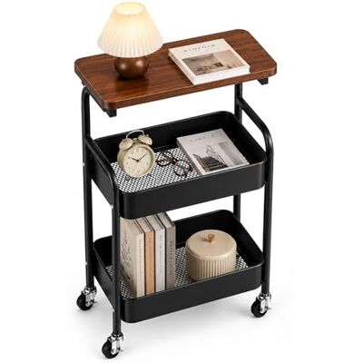 MAGIC SELECT Chariot de Rangement à Roulettes 3 Niveaux. Chariot Organisateur avec Plateau Supérieur. Chariot de Cuisine en Métal et Acier au Carbone, Chambre, Salon et Salle de Bain (77x44x30 cm) MAGIC SELECT Chariot de Rangement à Roulettes 3 Niveaux. Chariot Organisateur avec Plateau Supérieur. Chariot de Cuisine en Métal et Acier au Carbone, Chambre, Salon et Salle de Bain (77x44x30 cm)