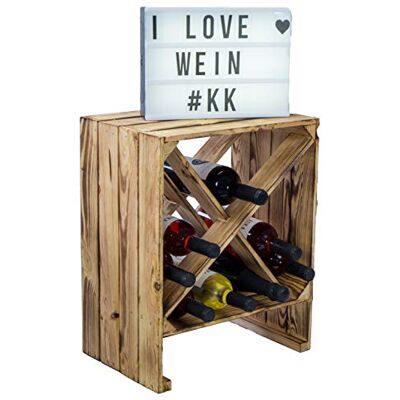 Kistenkolli Altes Land Étagère à vin Blanc/naturel 50 x 40 x 27 cm Caisse pour pommes Rangement de bouteilles Rangement pour journaux Kistenkolli Altes Land Étagère à vin Blanc/naturel 50 x 40 x 27 cm Caisse pour pommes Rangement de bouteilles Rangement pour journaux