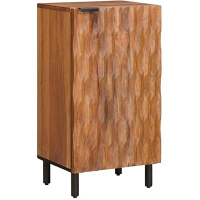 vidaXL Buffet avec stockage Finition Acacia Brun 40 x 33 x 75 cm, Buffet rectangulaire moderne, unité de rangement durable, meuble de salle à manger, design minimaliste vidaXL Buffet avec stockage Finition Acacia Brun 40 x 33 x 75 cm, Buffet rectangulaire moderne, unité de rangement durable, meuble de salle à manger, design minimaliste