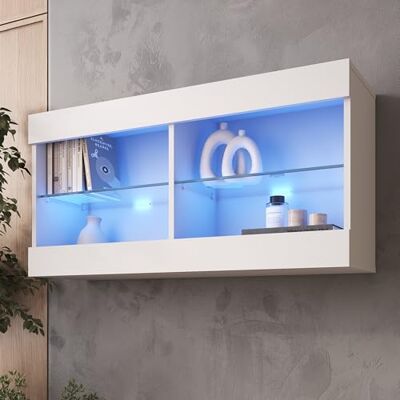 Komodee Vitrine Suspendue Tivoli A1 Noir/Noir 50x100x29 cm Komodee Vitrine Suspendue Tivoli A1 Noir/Noir 50x100x29 cm