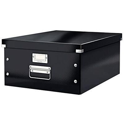 Leitz Click & Store 60450095 Boîte de rangement et de transport, format A3, noir, taille L Leitz Click & Store 60450095 Boîte de rangement et de transport, format A3, noir, taille L