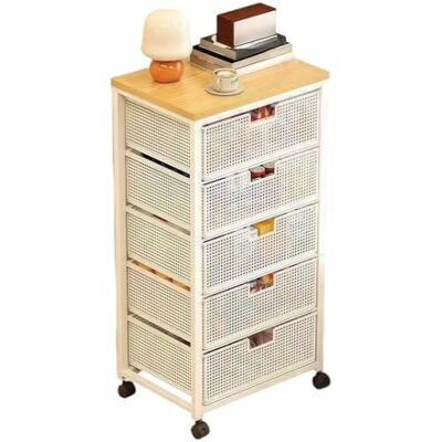 wD7rE5bm6z desserte de cuisine Chariot de rangement roulant avec tiroirs, support amovible à 6 niveaux for collations et jouets chariot de stockage wD7rE5bm6z desserte de cuisine Chariot de rangement roulant avec tiroirs, support amovible à 6 niveaux for collations et jouets chariot de stockage