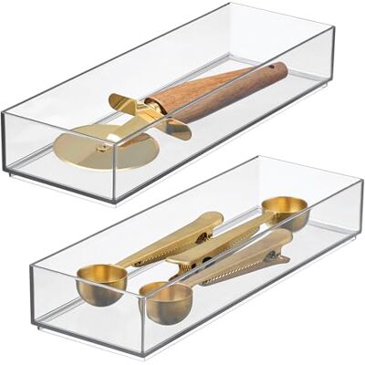 InterDesign Tiroir, cuisine et salle de bain Organisation argenterie, spatules, gadgets, L InterDesign Tiroir, cuisine et salle de bain Organisation argenterie, spatules, gadgets, L