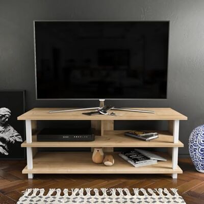 Kalune Design Rodney Meuble TV - Moderne Scandinave 120x44.6x47.5 cm Kalune Design Rodney Meuble TV - Moderne Scandinave 120x44.6x47.5 cm