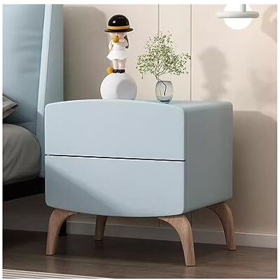 Lijiaxiuyc-101 table de chevet Table de chevet simple en bois de couleur pure crème organisateur de chambre à coucher rangement à domicile table de chevet grande capacité double tiroirs avec tiroir(Blue,Grand) Lijiaxiuyc-101 table de chevet Table de chevet simple en bois de couleur pure crème organisateur de chambre à coucher rangement à domicile table de chevet grande capacité double tiroirs avec tiroir(Blue,Grand)