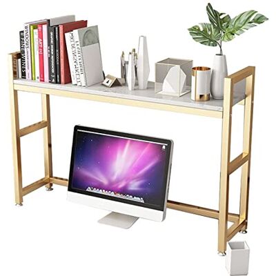 CZAOERXB Étui de rangement élégant en marbre pour bureau Étagères pour la maison et le bureau Organisateur d'espace comme étagère de rangement, étagères dorées (couleur : B) CZAOERXB Étui de rangement élégant en marbre pour bureau Étagères pour la maison et le bureau Organisateur d'espace comme étagère de rangement, étagères dorées (couleur : B)