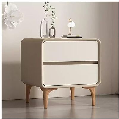 JYBNBBE Table de chevet simple en bois de couleur pure, style crème, organisateur de chambre à coucher, table de chevet de rangement de maison, table de chevet à double tiroir, cadre de tête de lit JYBNBBE Table de chevet simple en bois de couleur pure, style crème, organisateur de chambre à coucher, table de chevet de rangement de maison, table de chevet à double tiroir, cadre de tête de lit