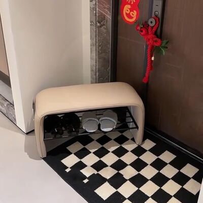 GLDYTVF Banc à chaussures d'entrée avec siège rembourré, organisateur de chaussures, gain de place, pour couloir et maison. GLDYTVF Banc à chaussures d'entrée avec siège rembourré, organisateur de chaussures, gain de place, pour couloir et maison.