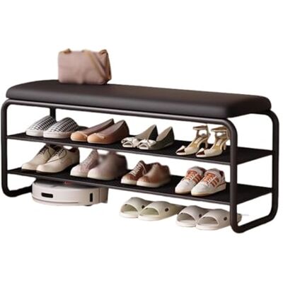 DGDHHSFJDJ Banc à chaussures d'entrée avec coussin doux, organisateur de rangement de chaussures multifonctionnel for porte d'entrée, placard, salon et chambre à coucher(Black,70cm/27.56in) DGDHHSFJDJ Banc à chaussures d'entrée avec coussin doux, organisateur de rangement de chaussures multifonctionnel for porte d'entrée, placard, salon et chambre à coucher(Black,70cm/27.56in)