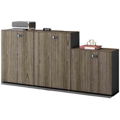 Hhmmei2024-23 Armoire de bureau Armoire de rangement basse marron for bureau, classeurs, organiseur en bois, données, trois combinaisons Classeur Hhmmei2024-23 Armoire de bureau Armoire de rangement basse marron for bureau, classeurs, organiseur en bois, données, trois combinaisons Classeur