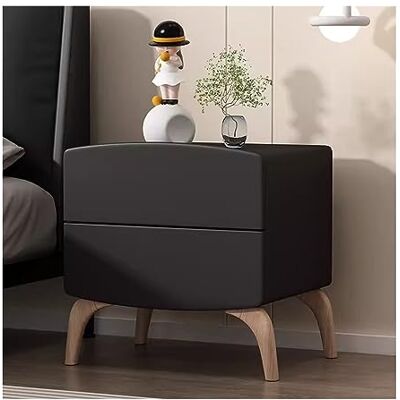 SONGYL-20249 Table de chevet Table de chevet simple en bois de couleur pure crème organisateur de chambre à coucher rangement à domicile table de chevet grande capacité double tiroirs Tables de chevet pour tables SONGYL-20249 Table de chevet Table de chevet simple en bois de couleur pure crème organisateur de chambre à coucher rangement à domicile table de chevet grande capacité double tiroirs Tables de chevet pour tables