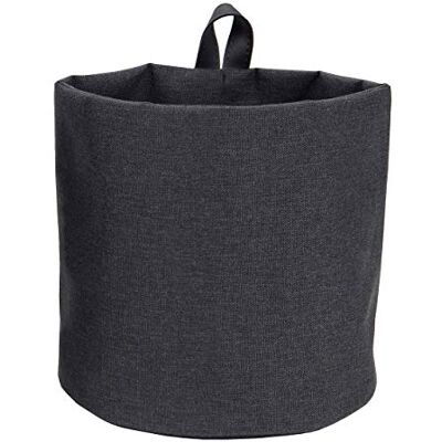 Bigso Box of Sweden Bigso Panier de rangement doux à suspendre, petit, noir, S Bigso Box of Sweden Bigso Panier de rangement doux à suspendre, petit, noir, S