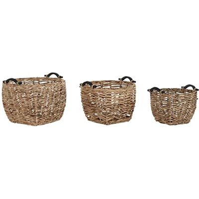DKD Home Decor Ensemble de paniers, Standard DKD Home Decor Ensemble de paniers, Standard