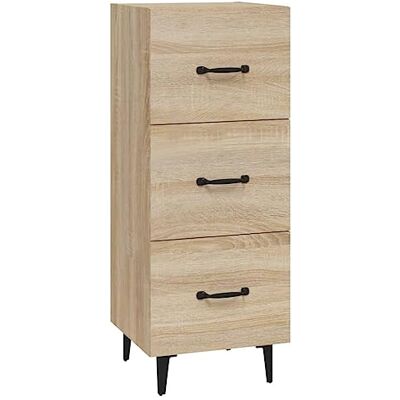vidaXL Buffet Armoire Latérale Meuble de Rangement Organisateur de Maison Salon Salle de Séjour Intérieur Chêne Sonoma 34,5x34x90 cm Bois d'Ingénierie vidaXL Buffet Armoire Latérale Meuble de Rangement Organisateur de Maison Salon Salle de Séjour Intérieur Chêne Sonoma 34,5x34x90 cm Bois d'Ingénierie