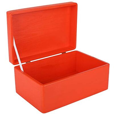 Creative Boite Rangement en Bois Rouge 30 x 20 x 14 cm (+/- 1 cm) avec Couvercle Boite en Bois Boite a Souvenir Boîte Caisse Malle Coffre BRUT ET NON PONCÉ Creative Boite Rangement en Bois Rouge 30 x 20 x 14 cm (+/- 1 cm) avec Couvercle Boite en Bois Boite a Souvenir Boîte Caisse Malle Coffre BRUT ET NON PONCÉ