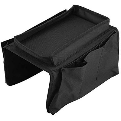 Fdit Canapé-lit Sac De Rangement Accoudoir TV Suspendu Organisateur Avec Porte-gobelets Décorations Pour La Maison Porte-revues(Noir) Fdit Canapé-lit Sac De Rangement Accoudoir TV Suspendu Organisateur Avec Porte-gobelets Décorations Pour La Maison Porte-revues(Noir)