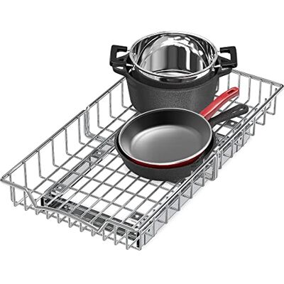 Simple Houseware Organiseur de tiroir coulissant coulissant pour armoire (28 x 53 cm) Simple Houseware Organiseur de tiroir coulissant coulissant pour armoire (28 x 53 cm)