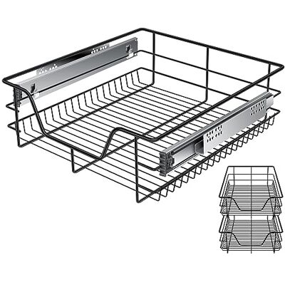 KESSER ® Tiroir télescopique ✓ Tiroir de cuisine ✓ Armoire de cuisine ✓ Tiroir à panier ✓ Tiroir d'armoire ✓ Sortie totale ✓ Tiroir 2x 50cm KESSER ® Tiroir télescopique ✓ Tiroir de cuisine ✓ Armoire de cuisine ✓ Tiroir à panier ✓ Tiroir d'armoire ✓ Sortie totale ✓ Tiroir 2x 50cm
