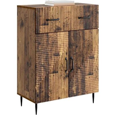 vidaXL Buffet Bois ancien 66 x 34,5 x 89,5 cm Bois d'ingénierie, Buffet vintage élégant, grand rangement, design rectangulaire, cabinet polyvalent, solutions pour la maison vidaXL Buffet Bois ancien 66 x 34,5 x 89,5 cm Bois d'ingénierie, Buffet vintage élégant, grand rangement, design rectangulaire, cabinet polyvalent, solutions pour la maison