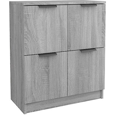 vidaXL Buffet Armoire de Rangement Meuble de Rangement Armoire Latérale Salle de Séjour Salon Intérieur Sonoma Gris 60x30x70 cm Bois d'Ingénierie vidaXL Buffet Armoire de Rangement Meuble de Rangement Armoire Latérale Salle de Séjour Salon Intérieur Sonoma Gris 60x30x70 cm Bois d'Ingénierie