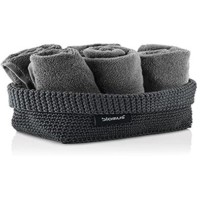 blomus Panier de rangement Tela Fibre synthétique anthracite L 20 x 12 x 9 cm Intérieur blomus Panier de rangement Tela Fibre synthétique anthracite L 20 x 12 x 9 cm Intérieur