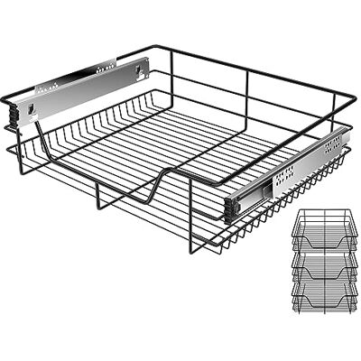 KESSER ® Tiroir télescopique ✓ Tiroir de cuisine ✓ Armoire de cuisine ✓ Tiroir à panier ✓ Tiroir d'armoire ✓ Sortie totale ✓ Tiroir 3x 60cm KESSER ® Tiroir télescopique ✓ Tiroir de cuisine ✓ Armoire de cuisine ✓ Tiroir à panier ✓ Tiroir d'armoire ✓ Sortie totale ✓ Tiroir 3x 60cm