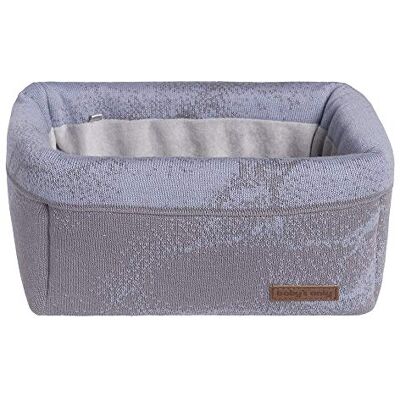 BO BABY'S ONLY Baby's Only Panier commode Marble Cool Grey/Lilas 16x24x14 cm BO BABY'S ONLY Baby's Only Panier commode Marble Cool Grey/Lilas 16x24x14 cm