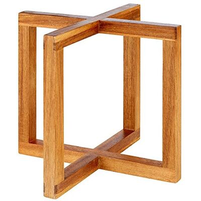 APS Wood 33280 Support buffet en bois d'acacia Beige 20 x 20 x 17,5 cm APS Wood 33280 Support buffet en bois d'acacia Beige 20 x 20 x 17,5 cm