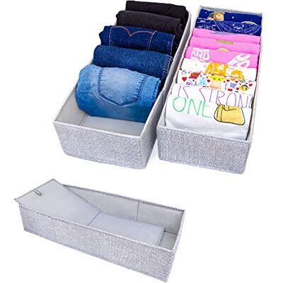 SIMPLE JOY ® Organisateur PAX50 (2 compartiments) FileFolding Lot de 2, PAX rangement de tiroir adapté et compatible avec Ikea Armoire SIMPLE JOY ® Organisateur PAX50 (2 compartiments) FileFolding Lot de 2, PAX rangement de tiroir adapté et compatible avec Ikea Armoire