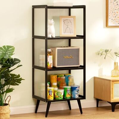 YFWOKSL Vitrine, vitrine, armoire en acrylique, armoire de rangement ou figurines en bambou, curio, affichage de collection, armoires de rangement et bibliothèque pour salle de jeux, YFWOKSL Vitrine, vitrine, armoire en acrylique, armoire de rangement ou figurines en bambou, curio, affichage de collection, armoires de rangement et bibliothèque pour salle de jeux,