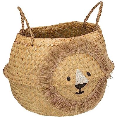 ATMOSPHERA CREATEUR D'INTERIEUR Atmosphera Panier Lion en roseau D35cm ATMOSPHERA CREATEUR D'INTERIEUR Atmosphera Panier Lion en roseau D35cm
